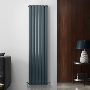 York Vertical Designer Radiator | White & Anthracite | Designer Radiators | Delivery throughout the UK | Direct Radiators