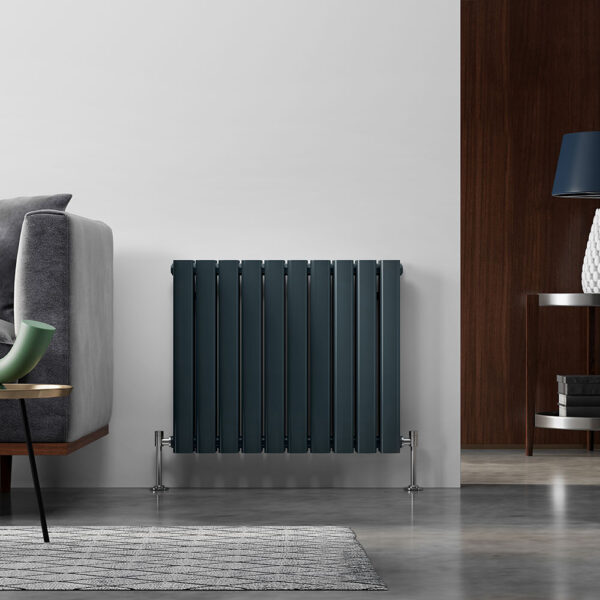 York Vertical Designer Radiator | White & Anthracite | Designer Radiators | Delivery throughout the UK | Direct Radiators