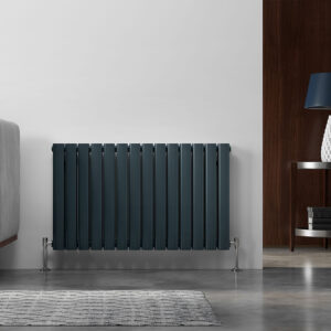 York Vertical Designer Radiator | White & Anthracite | Designer Radiators | Delivery throughout the UK | Direct Radiators