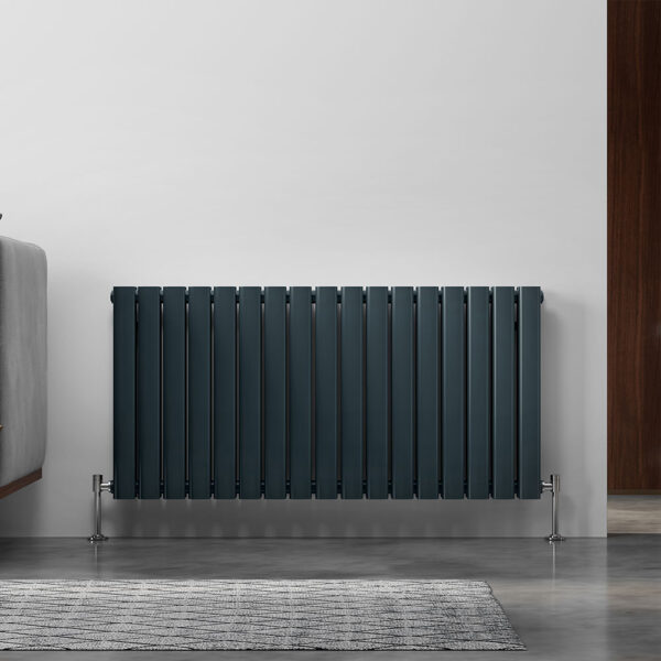 York Vertical Designer Radiator | White & Anthracite | Designer Radiators | Delivery throughout the UK | Direct Radiators