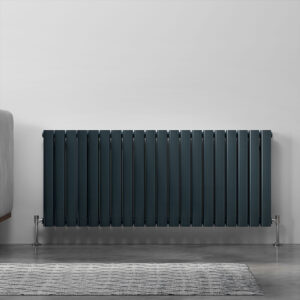 York Vertical Designer Radiator | White & Anthracite | Designer Radiators | Delivery throughout the UK | Direct Radiators