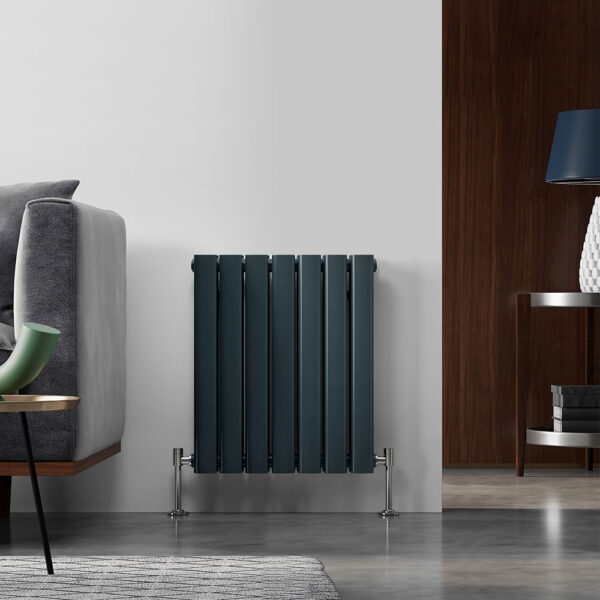 York Vertical Designer Radiator | White & Anthracite | Designer Radiators | Delivery throughout the UK | Direct Radiators