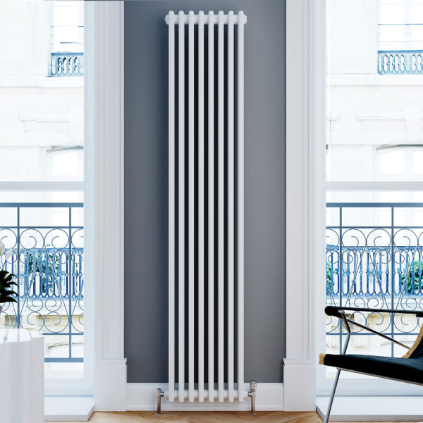 Cotswold Designer Radiator | White & Anthracite | Designer Radiators | Delivery throughout the UK | Direct Radiators