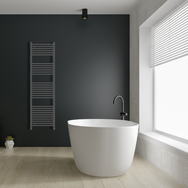 Ayr Heated Towel Rail | Anthracite, Black, Chrome & White | Heated Towel Rails | Delivery throughout the UK | Direct Radiators