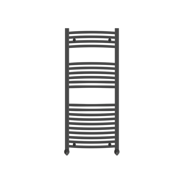 Ayr Curved Heated Towel Rail | Anthracite & Chrome | Heated Towel Rails | Delivery throughout the UK | Direct Radiators