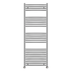 Ayr Curved Heated Towel Rail | Anthracite & Chrome | Heated Towel Rails | Delivery throughout the UK | Direct Radiators
