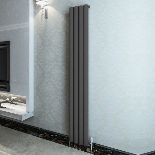 Kent Designer Radiator | White & Anthracite | Designer Radiators | Delivery throughout the UK | Direct Radiators