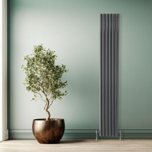 Skye Designer Radiator | White & Anthracite | Designer Radiators | Delivery throughout the UK | Direct Radiators