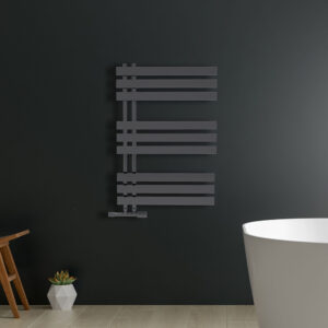 Spey Heated Towel Rail | Anthracite & Chrome | Heated Towel Rails | Delivery throughout the UK | Direct Radiators