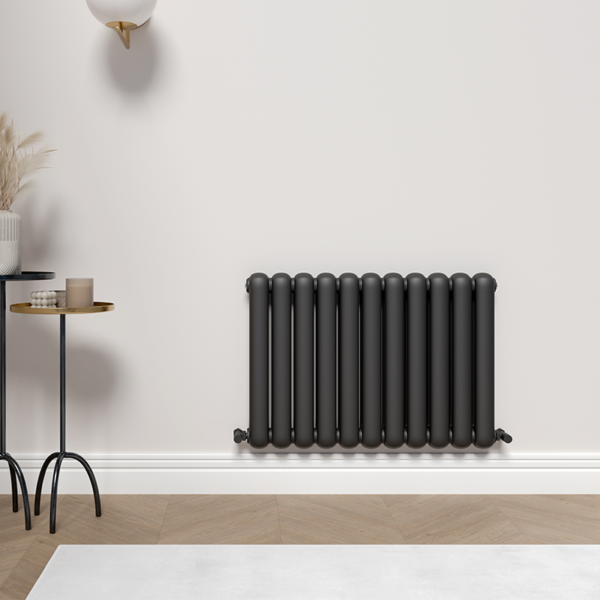 Cambridge Oval Designer Radiator | Anthracite, Black, Brushed Bronze & White | Designer Radiator | Delivery throughout the UK | Direct Radiators