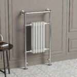 Oxford chrome Traditional Heated Towel Rail | Direct Radiators | Heated Towel Rails UK