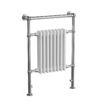 Oxford chrome Traditional Heated Towel Rail | Direct Radiators | Heated Towel Rails UK