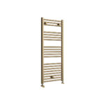 Tyne Brushed Brass Heated towel rail | Bathroom Heating | Direct Radiators | Nationwide delivery UK