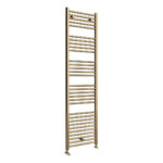 Tyne Brushed Brass Heated towel rail | Bathroom Heating | Direct Radiators | Nationwide delivery UK