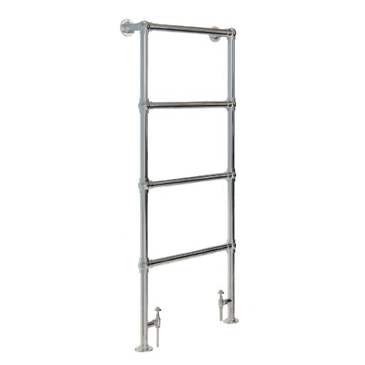 Lara 1400 x 600mm Vertical Chrome