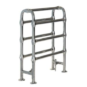 Salerno 850 x 600mm Vertical Chrome