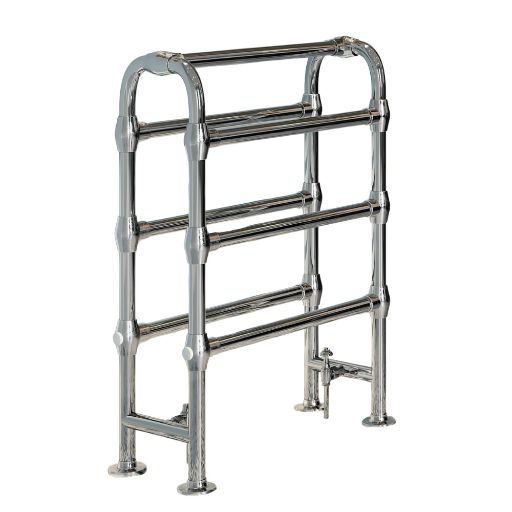 Salerno 850 x 600mm Vertical Chrome