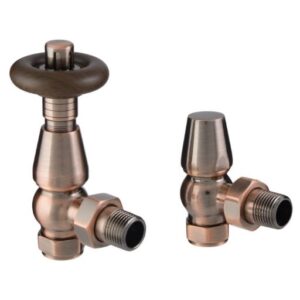 Monsanto Angled TRV & Lockshield in Antique Copper