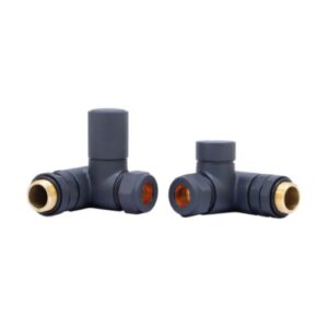 Orta Dual Fuel Corner Manual Valve Set in Anthracite