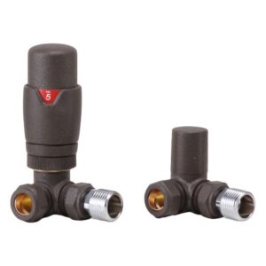 Cortona Corner TRV & Lockshield in Mocha