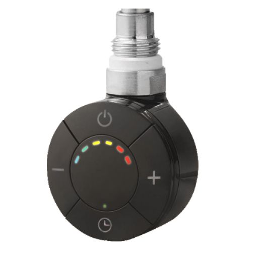 Vela Thermosatic Element 600w in Dark Anthracite