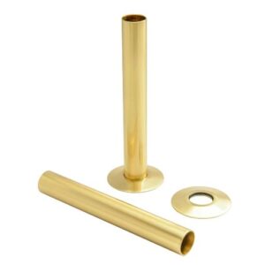 Zella 130mm Pipe Sleeve in Polished Brass