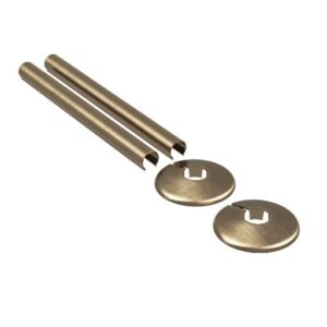 Bellerin 200mm Retro Fit Pipe Sleeve in Antique Brass