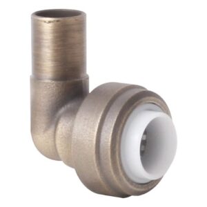 Garcia  Pushfit Elbow Twin Pack in Antique Brass