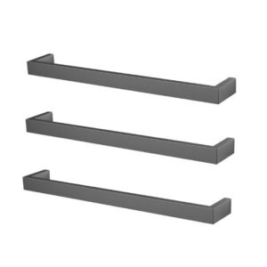 Cusco Towel Bar Matt Black 40 x 630mm