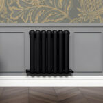 Cambridge Black Horizontal 2 Column Designer Radiator | Designer Radiator UK | Heating | Delivery UK | Direct radiators