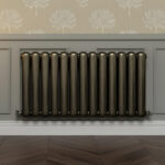 Cambridge brushed bronze horizontal 2 Column Designer Radiator | Designer Radiator UK | Heating | Delivery UK | Direct radiators
