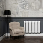 Cambridge white horizontal 2 Column Designer Radiator | Designer Radiator UK | Heating | Delivery UK | Direct radiators