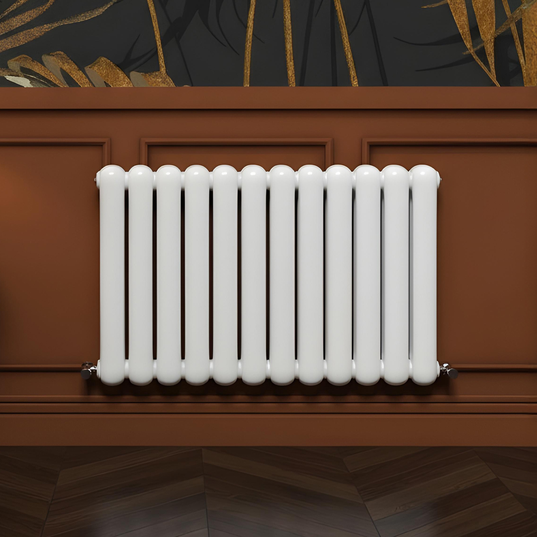 Cambridge white horizontal 2 Column Designer Radiator | Designer Radiator UK | Heating | Delivery UK | Direct radiators