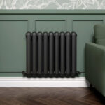 Cambridge Anthracite Horizontal 2 Column Designer Radiator | Designer Radiator UK | Heating | Delivery UK | Direct radiators