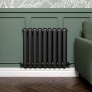 Cambridge Anthracite Horizontal 2 Column Designer Radiator | Designer Radiator UK | Heating | Delivery UK | Direct radiators