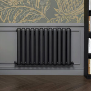 Cambridge Anthracite Horizontal 2 Column Designer Radiator | Designer Radiator UK | Heating | Delivery UK | Direct radiators