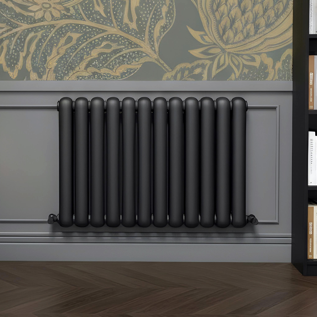 Cambridge Anthracite Horizontal 2 Column Designer Radiator | Designer Radiator UK | Heating | Delivery UK | Direct radiators