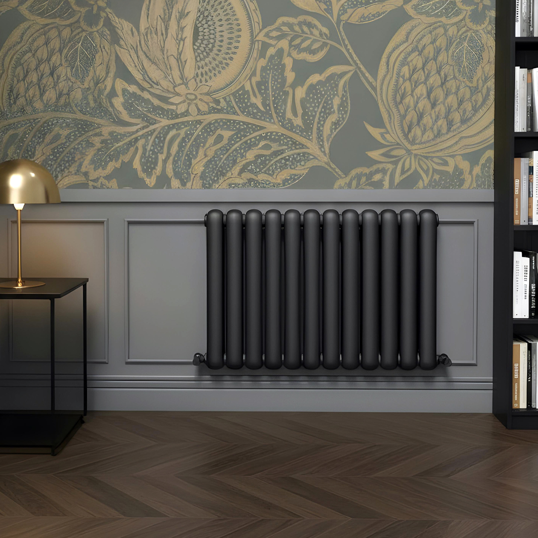 Cambridge Anthracite Horizontal 2 Column Designer Radiator | Designer Radiator UK | Heating | Delivery UK | Direct radiators