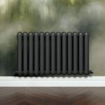 Cambridge Anthracite Horizontal 2 Column Designer Radiator | Designer Radiator UK | Heating | Delivery UK | Direct radiators