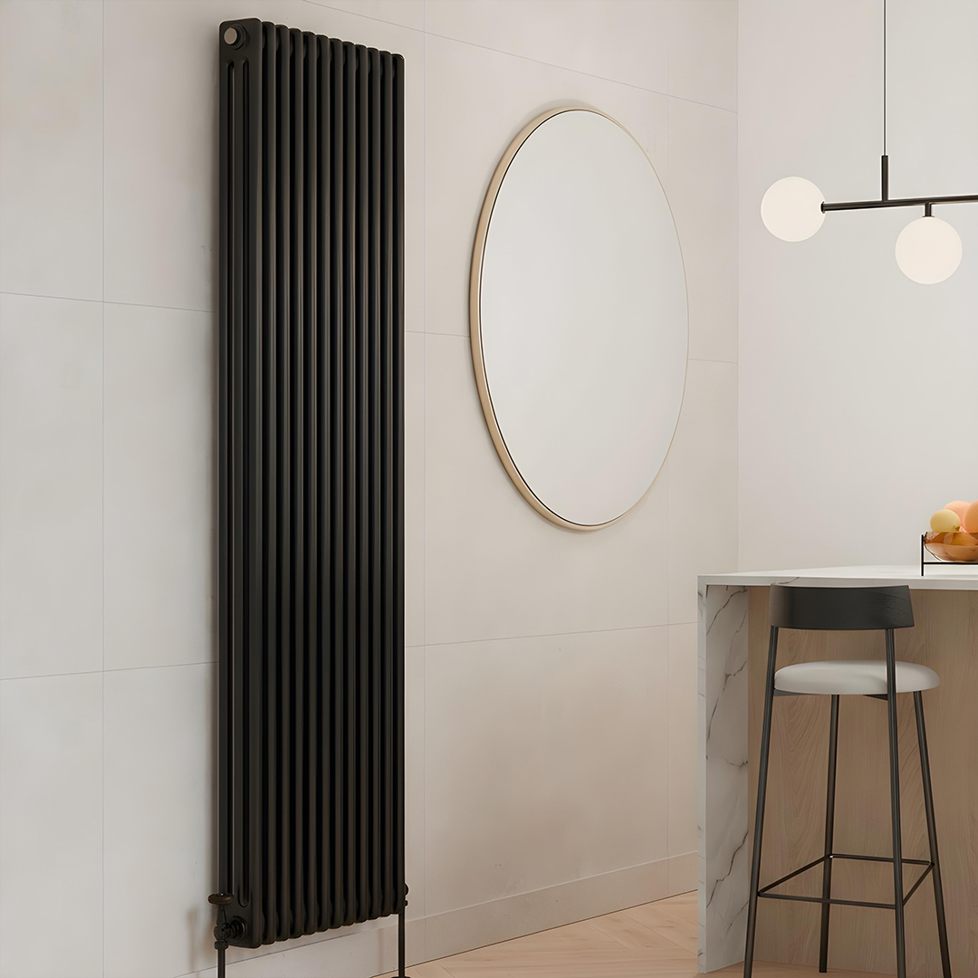Direct Radiators | Cotswold Traditional black 3 column Designer radiators UK
