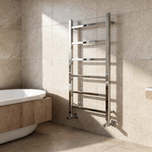 Cordoba 800 x 500mm Vertical Polished Stainless Steel